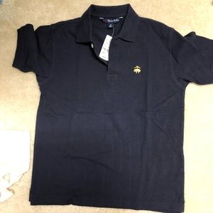 Kids navy Brooks Brothers polo